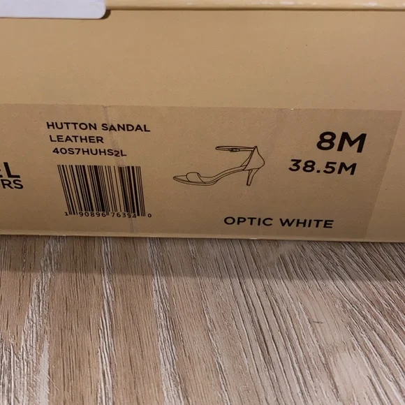 NWT Michael Michael Kors Hutton Sandal Leather Heels 8M - Picture 5 of 7